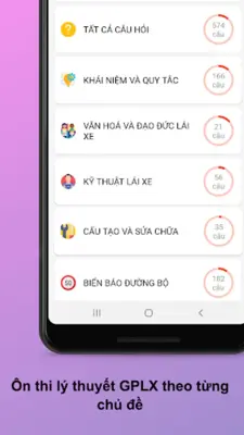 Ôn Thi GPLX 600 Câu (2023) android App screenshot 5